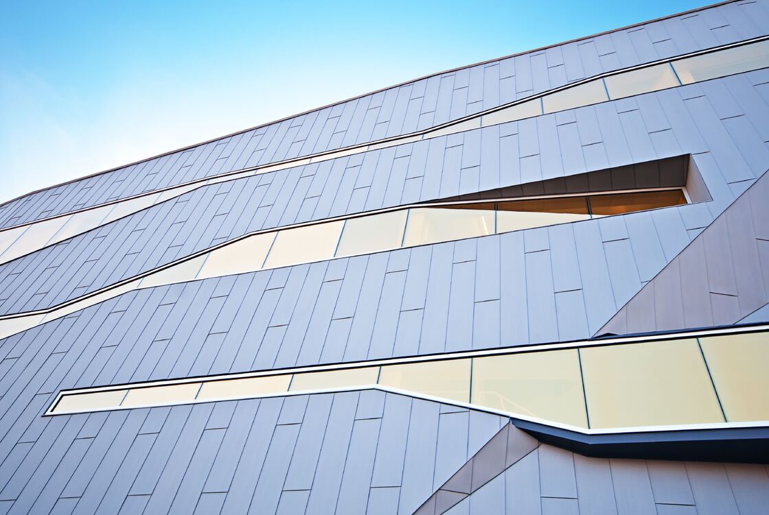 Anti Corrosion Exterior Aluminum Panels Flat Veneer For Facade Curtain Wall Cladding