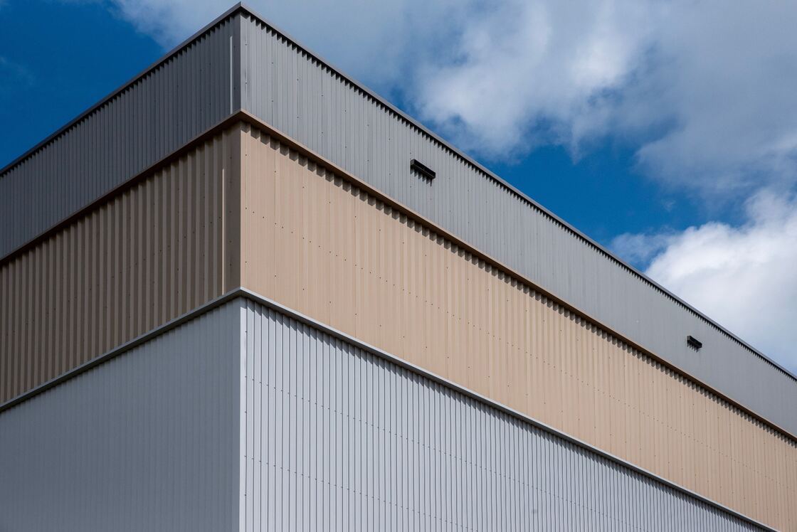 External Aluminium Cladding Panels , Corrugated Aluminum Veneer Panel For Facade Cladding