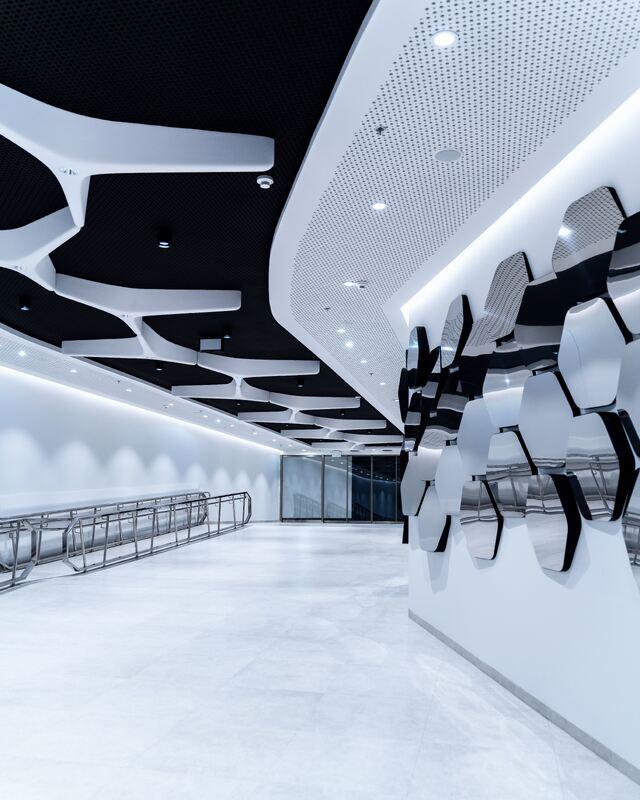 Perforated Special Shape Interior Aluminum Panels For Art Wall Ceiling Decoration