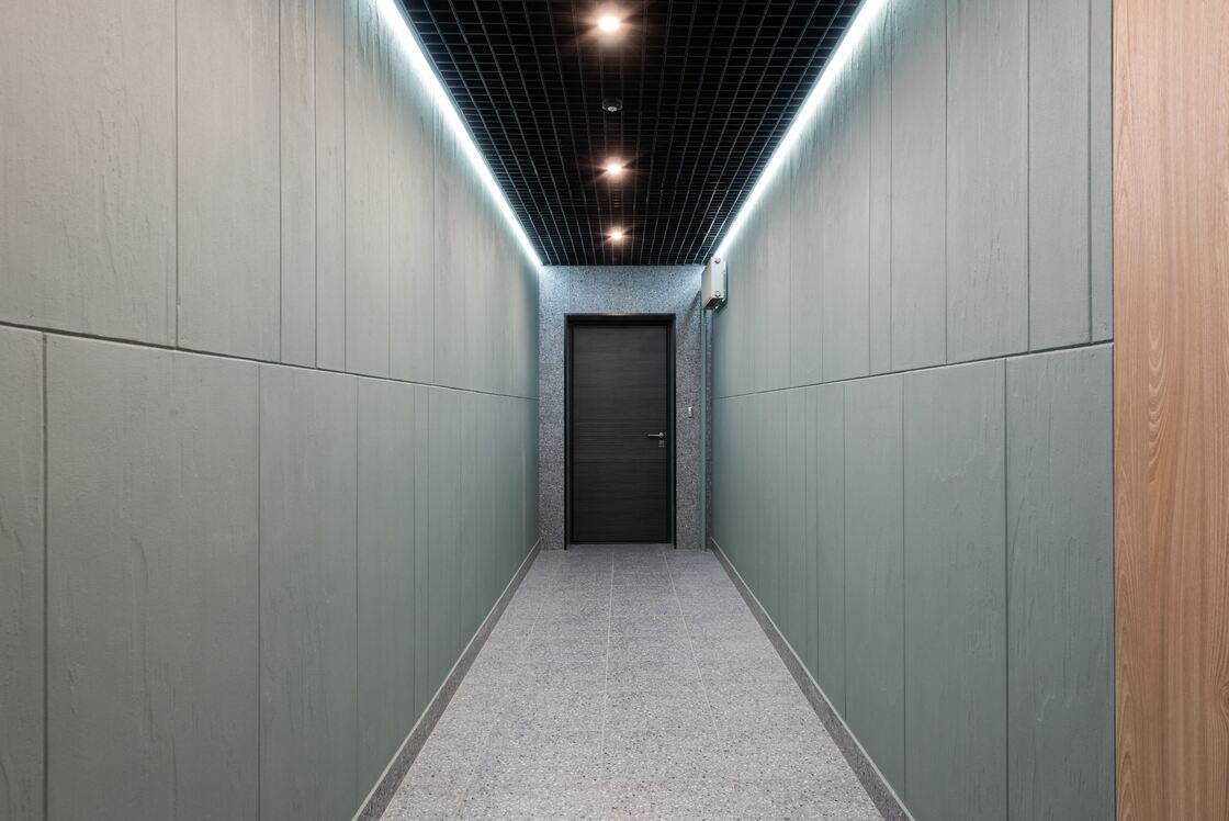 Texture Finish Interior Aluminum Panels Customized For Corridor Wall Decoration