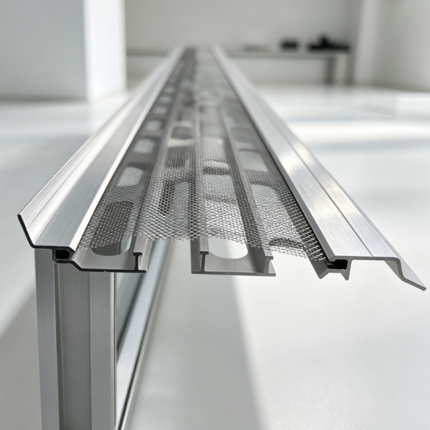Aluminum Gutter Guard Micro Mesh Leaf Filter for Roof Gutter Protection