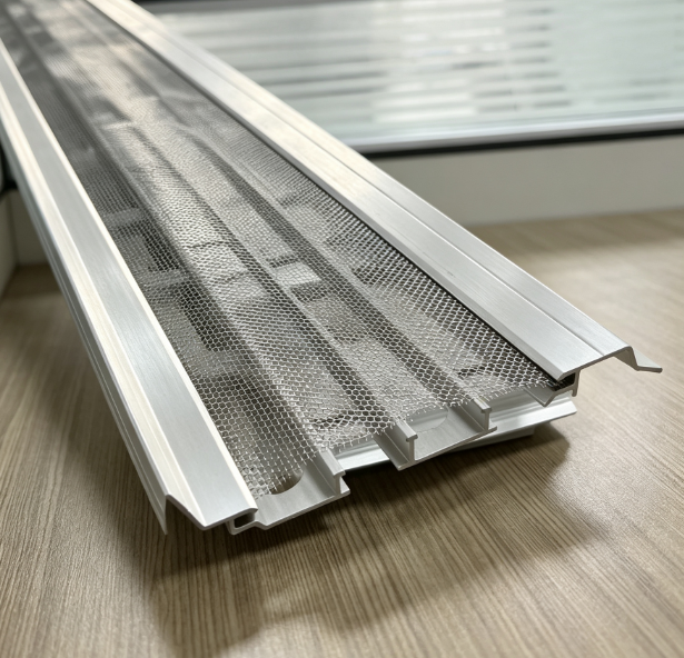Aluminum Gutter Guard Micro Mesh Leaf Filter Stop Pine Needles Leaves Roof Gutter Protection
