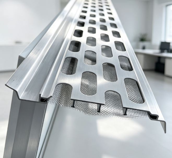Aluminum Gutter Guard Micro Mesh Leaf Filter Stop Pine Needles Leaves Roof Gutter Protection