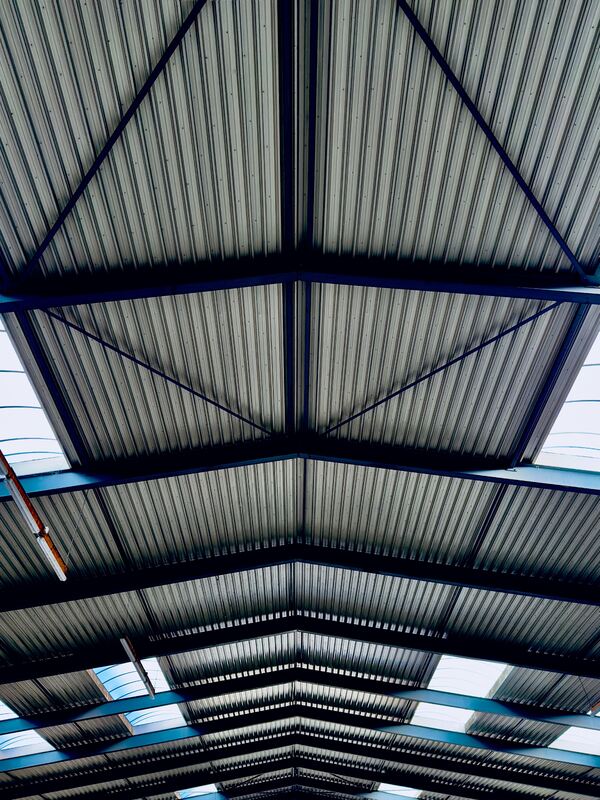 Industrial Aluminum Roof Panels , Corrugated Aluminum Panels For Warehouse Roofing