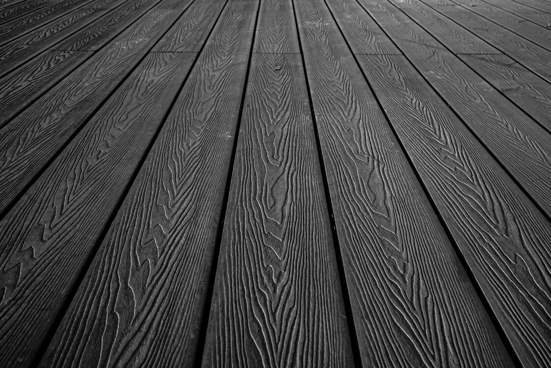 Wood Grain Aluminum Outdoor Decking Panel For Patio Terrace Flooring Project