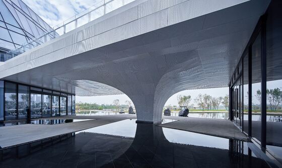 Branch Shape Double Curved Veneer Panels Lightweight PVDF Fluorocarbon Coating